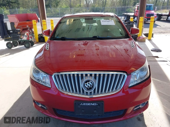 2012 Buick LaCrosse Premium 1 with VIN 1G4GD5ER6CF347708, listed as a IAAI auction lot 42030877 with 92,965 mi miles. Bid and sale history available at carsss.com. Image 12.