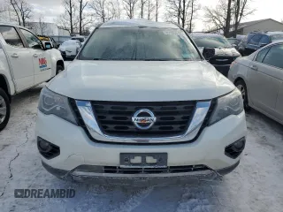 2017 Nissan Pathfinder SV with VIN 5N1DR2MM7HC610550, listed as a Copart auction lot 87195714 with 54,066 mi miles and Salvage Title. Bid and sale history available at carsss.com. Image 5.