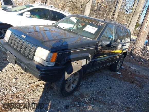 1997 Jeep Grand Cherokee Limited with VIN 1J4GZ78Y7VC688375, listed as a IAAI auction lot 41255946 with 216,544 mi miles. Bid and sale history available at carsss.com. Image 2.