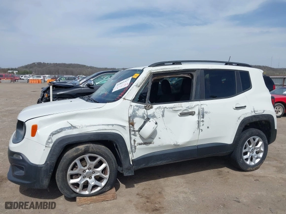 2017 Jeep Renegade Altitude with VIN ZACCJBBB2HPE57919, listed as a IAAI auction lot 41803327 with 142,912 mi miles. Bid and sale history available at carsss.com. Image 6.