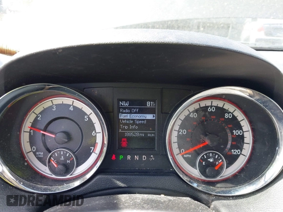 2011 Dodge Grand Caravan Crew with VIN 2D4RN5DG1BR790613, listed as a IAAI auction lot 42106380 with 188,528 mi miles and . Bid and sale history available at DreamBid. Image 7.