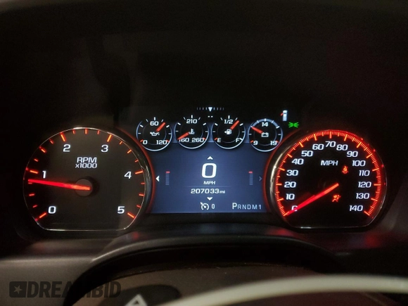 2015 GMC Sierra 2500HD Denali with VIN 1GT120E86FF525258, listed as a Copart auction lot 84499944 with 207,033 mi miles and Clean title. Bid and sale history available at DreamBid. Image 9.