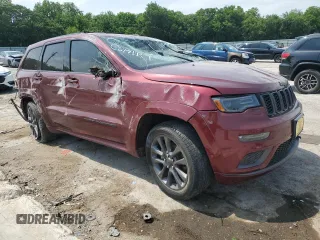 2018 Jeep Grand Cherokee High Altitude z VIN 1C4RJFCG4JC212030, wystawiony jako Copart lot #57978055 z przebiegiem Nie podano mil oraz Szkoda całkowita • Salvage title. Historia ofert i sprzedaży dostępna na DreamBid. Obrazek 4.