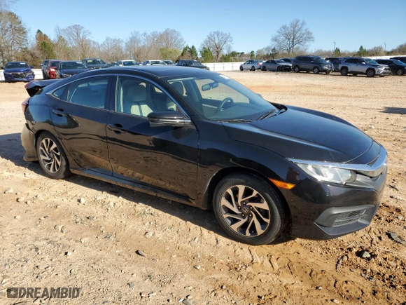 2017 Honda Civic Sedan EX with VIN 2HGFC2F72HH504334, listed as a Copart auction lot 49070145 with 105,109 mi miles and Salvage Title. Bid and sale history available at carsss.com. Image 4.