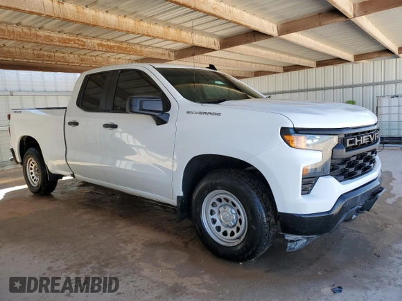 2022 Chevrolet Silverado 1500 Work Truck with VIN 1GCRDAED4NZ506298, listed as a Copart auction lot 45019425 with 94,393 mi miles and Clean Title. Bid and sale history available at DreamBid. Image 4.