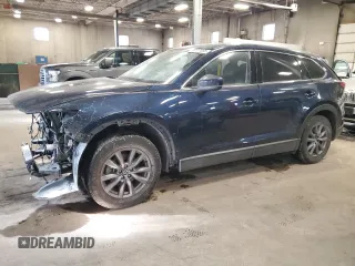 2021 Mazda CX-9 Touring with VIN JM3TCBCY4M0505778, listed as a Copart auction lot 44117005 with 50,353 mi miles and Salvage Title. Bid and sale history available at carsss.com. Image 1.