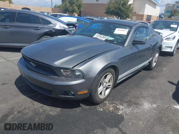 2012 Ford Mustang V6 Premium with VIN 1ZVBP8AM8C5265077, listed as a IAAI auction lot 41899887 with 139,915 mi miles. Bid and sale history available at carsss.com. Image 19.