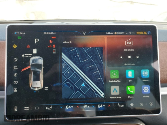 2024 VinFast VF 8 Plus с VIN RLLV1AFA7RH004592, выставлен на аукционе Copart как лот 73484704 с пробегом 3 158 миль миль и Списание • Salvage title. История ставок и продаж доступна на DreamBid. Изображение 9.