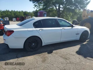 2015 BMW 7 Series 750Li xDrive with VIN WBAYF8C50FD655443, listed as a Copart auction lot 61092005 with Not provided miles and Salvage title. Bid and sale history available at DreamBid. Image 3.