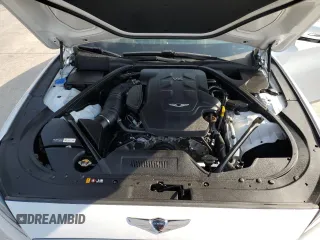 2018 Genesis G80 3.8L with VIN KMHGN4JE0JU216079, listed as a Copart auction lot 72287184 with 37,576 mi miles and Salvage Title. Bid and sale history available at carsss.com. Image 11.