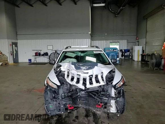 2014 Jeep Cherokee Trailhawk z VIN 1C4PJMBB5EW159957, wystawiony jako Copart lot #58535135 z przebiegiem 188 216 mil mil oraz Szkoda całkowita • Salvage title. Historia ofert i sprzedaży dostępna na DreamBid. Obrazek 15.