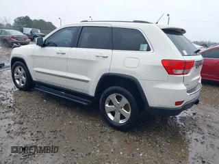2012 Jeep Grand Cherokee Limited with VIN 1C4RJEBG7CC270910, listed as a IAAI auction lot 41761760 with 124,785 mi miles. Bid and sale history available at carsss.com. Image 3.