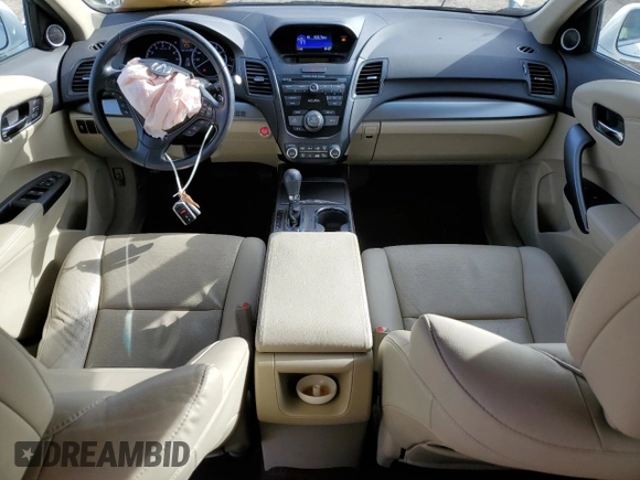 2015 Acura RDX with VIN 5J8TB3H35FL003217, listed as a Copart auction lot 45586675 with 74,952 mi miles and Salvage Title. Bid and sale history available at DreamBid. Image 8.