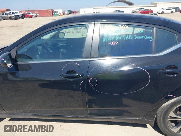 2020 Nissan Sentra SV with VIN 3N1AB8CV7LY255830, listed as a IAAI auction lot 41786362 with 36,686 mi miles and . Bid and sale history available at DreamBid. Image 15.