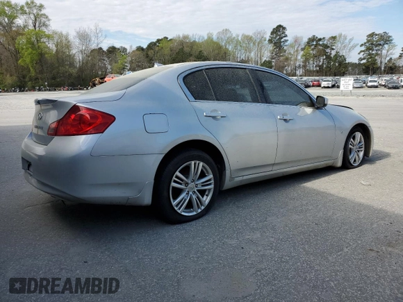 2015 Infiniti Q40 with VIN JN1CV6AP3FM502177, listed as a Copart auction lot 88797365 with 0 mi miles and Salvage Title. Bid and sale history available at carsss.com. Image 3.