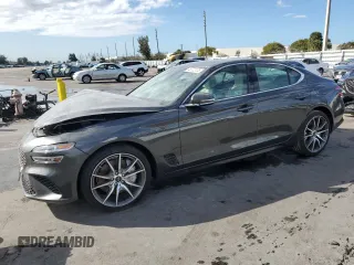 2025 Genesis G70 2.5T z VIN KMTG34SC0SU144360, wystawiony jako Copart lot #46222105 z przebiegiem 1 508 mil mil oraz Nie do naprawy • Non repairable. Historia ofert i sprzedaży dostępna na DreamBid. Obrazek 1.