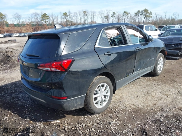 2023 Chevrolet Equinox LT with VIN 3GNAXUEG3PL272057, listed as a IAAI auction lot 41633361 with 7,367 mi miles. Bid and sale history available at carsss.com. Image 4.