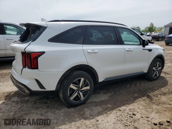 2022 Kia Sorento S with VIN 5XYRL4LCXNG142191, listed as a Copart auction lot 57647935 with 17,789 mi miles and Clean title. Bid and sale history available at DreamBid. Image 3.