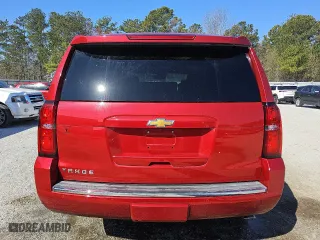 2015 Chevrolet Tahoe LTZ with VIN 1GNSKCKC2FR221039, listed as a Copart auction lot 48421255 with 155,127 mi miles and Clean Title. Bid and sale history available at carsss.com. Image 6.
