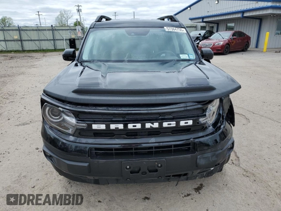 2022 Ford Bronco Sport Outer Banks with VIN 3FMCR9C60NRD88356, listed as a Copart auction lot 57384755 with 46,834 mi miles and Salvage title. Bid and sale history available at DreamBid. Image 5.