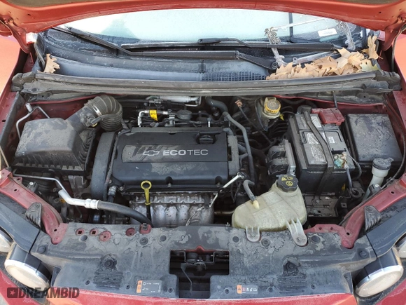 2012 Chevrolet Sonic LT with VIN 1G1JC5SHXC4119112, listed as a Copart auction lot 47313665 with 141,587 mi miles and Salvage Title. Bid and sale history available at carsss.com. Image 13.