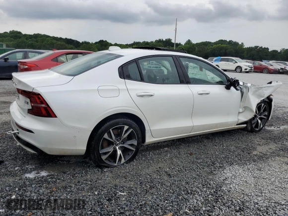 2024 Volvo S60 Plus Dark Theme with VIN 7JRL12TL7RG317758, listed as a Copart auction lot 61098314 with 1,740 mi miles and Non Repairable. Bid and sale history available at carsss.com. Image 3.