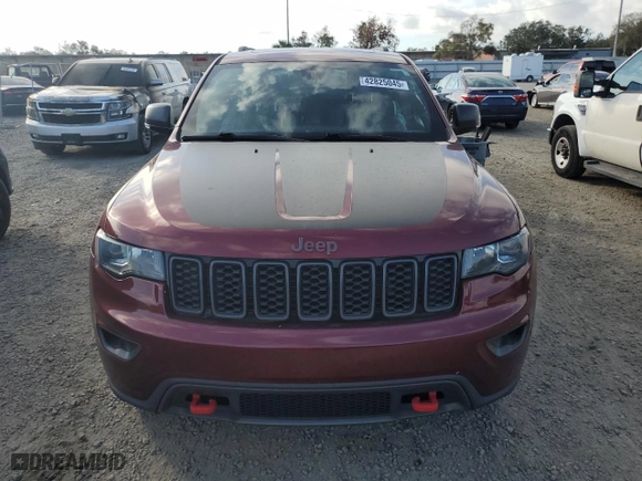 2018 Jeep Grand Cherokee Trailhawk with VIN 1C4RJFLT9JC501627, listed as a Copart auction lot 42825045 with NaN miles and Salvage Title. Bid and sale history available at carsss.com. Image 5.