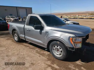 2021 Ford F-150 XL with VIN 1FTMF1C50MKD81601, listed as a Copart auction lot 49331765 with 65,702 mi miles and Salvage title. Bid and sale history available at DreamBid. Image 4.