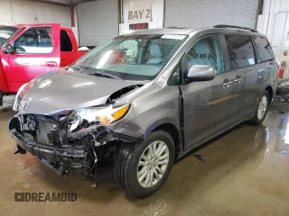 2015 Toyota Sienna XLE with VIN 5TDYK3DC1FS688969, listed as a Copart auction lot 50197175 with 90,376 mi miles and Salvage Title. Bid and sale history available at carsss.com. Image 1.