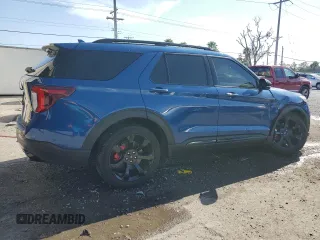 2020 Ford Explorer ST with VIN 1FM5K8GC0LGB47487, listed as a Copart auction lot 51065745 with 44,670 mi miles and Salvage Title. Bid and sale history available at DreamBid. Image 3.
