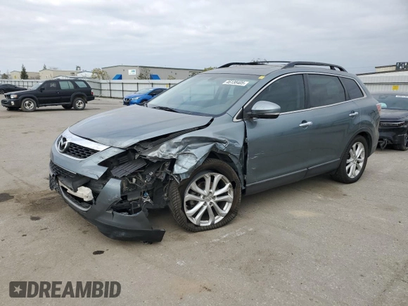 2012 Mazda CX-9 Grand Touring with VIN JM3TB2DA9C0364421, listed as a Copart auction lot 46138405 with 153,077 mi miles and Salvage Title. Bid and sale history available at carsss.com. Image 1.