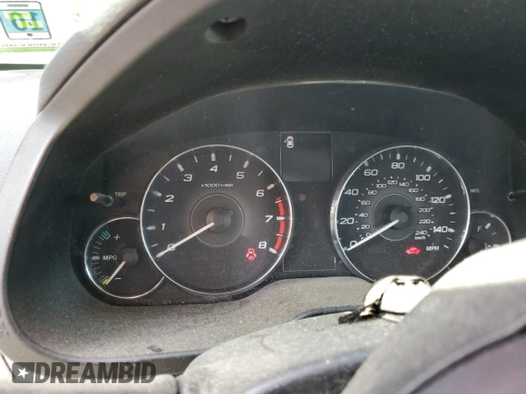2011 Subaru Legacy Premium Power Moon with VIN 4S3BMBG62B3262056, listed as a Copart auction lot 55892065 with Not provided miles and Salvage title. Bid and sale history available at DreamBid. Image 8.