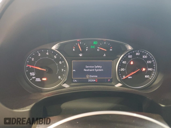 2022 GMC Terrain AT4 with VIN 3GKALYEVXNL197742, listed as a Copart auction lot 86256554 with 35,304 mi miles and Salvage Title. Bid and sale history available at DreamBid. Image 9.