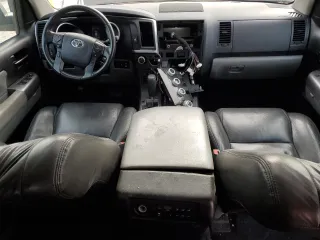 2018 Toyota Sequoia SR5 with VIN 5TDBY5G16JS162016, listed as a Copart auction lot 85428344 with 123,429 mi miles and Salvage Title. Bid and sale history available at carsss.com. Image 8.