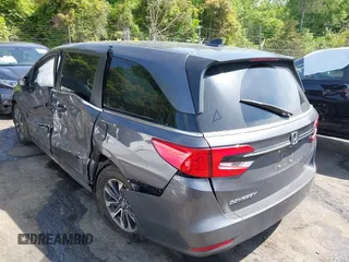 2023 Honda Odyssey EX-L z VIN 5FNRL6H67PB067555, wystawiony jako IAAI lot #42092976 z przebiegiem 14 915 mil mil oraz . Historia ofert i sprzedaży dostępna na DreamBid. Obrazek 3.
