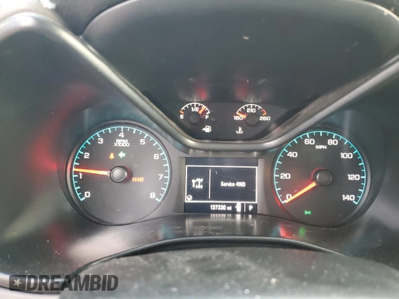 2018 Chevrolet Colorado 4WD Work Truck with VIN 1GCHTBEA9J1306908, listed as a Copart auction lot 47646025 with 137,330 mi miles and Salvage title. Bid and sale history available at DreamBid. Image 9.