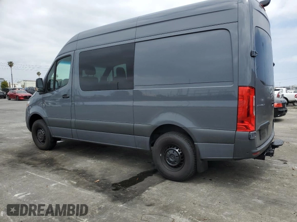 2023 Mercedes-Benz Sprinter Cargo with VIN W1W4NBHY9PT148086, listed as a Copart auction lot 52333884 with 6,056 mi miles and . Bid and sale history available at carsss.com. Image 3.
