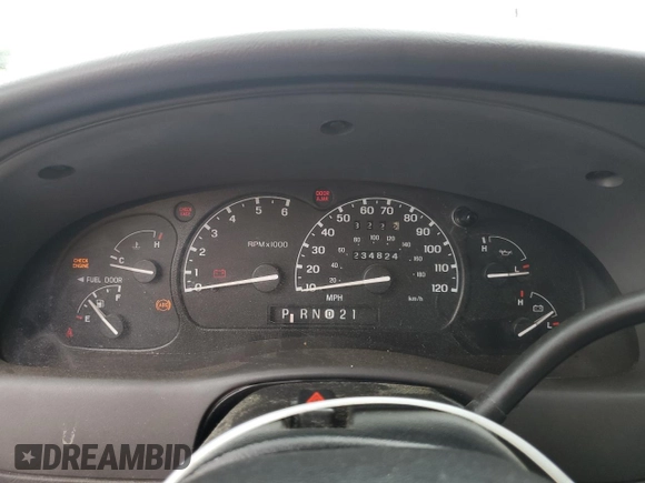 2002 Ford Ranger XL Fleet with VIN 1FTYR44U82TA21001, listed as a Copart auction lot 58392305 with 234,824 mi miles and Salvage title. Bid and sale history available at DreamBid. Image 9.