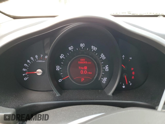 2012 Kia Sportage EX with VIN KNDPCCA27C7206841, listed as a Copart auction lot 54396565 with 155,093 mi miles and Salvage title. Bid and sale history available at DreamBid. Image 9.