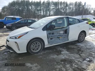 2019 Toyota Prius LE with VIN JTDL9RFUXK3006102, listed as a Copart auction lot 46575335 with 136,442 mi miles and Salvage Title. Bid and sale history available at DreamBid. Image 1.