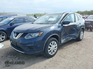 2016 Nissan Rogue S with VIN JN8AT2MV4GW149536, listed as a IAAI auction lot 42145872 with 102,388 mi miles. Bid and sale history available at carsss.com. Image 2.