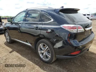 2015 Lexus RX 350 with VIN 2T2BK1BA5FC300853, listed as a Copart auction lot 58793175 with 128,716 mi miles and Salvage title. Bid and sale history available at DreamBid. Image 2.
