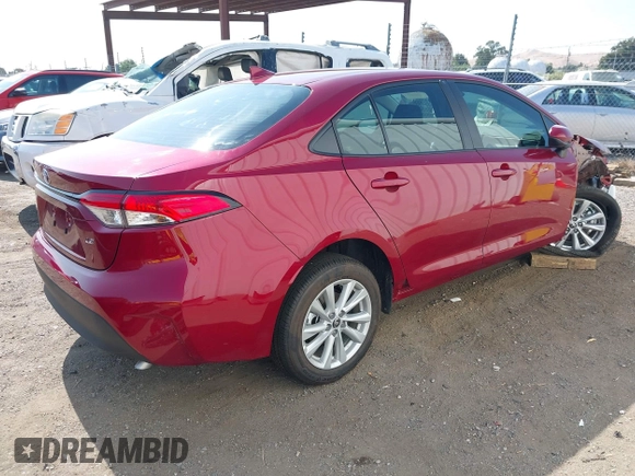 2024 Toyota Corolla LE with VIN 5YFB4MDEXRP207072, listed as a IAAI auction lot 42429603 with 1,149 mi miles and . Bid and sale history available at DreamBid. Image 4.