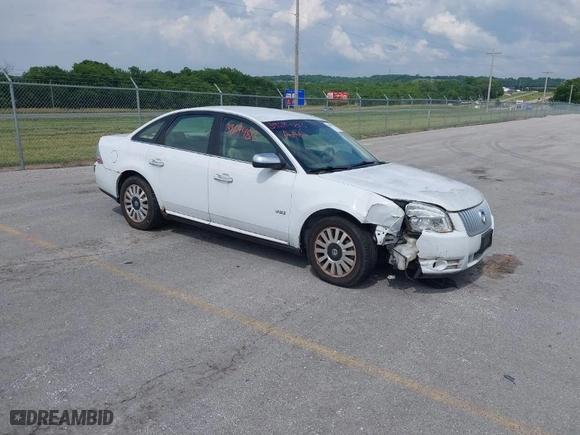 2008 Mercury Sable with VIN 1MEHM40W68G609467, listed as a IAAI auction lot 39694813 with 64,597 mi miles. Bid and sale history available at carsss.com. Image 1.