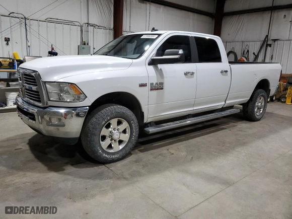 2014 Ram 2500 Big Horn with VIN 3C6UR5JJ3EG142834, listed as a Copart auction lot 87006584 with 0 mi miles and Salvage Title. Bid and sale history available at carsss.com. Image 1.