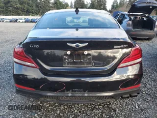 2019 Genesis G70 Advanced with VIN KMTG44LA0KU014928, listed as a Copart auction lot 79976264 with 55,063 mi miles and Salvage Title. Bid and sale history available at DreamBid. Image 6.