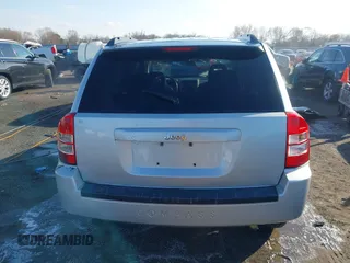 2008 Jeep Compass Sport with VIN 1J8FT47098D665734, listed as a IAAI auction lot 41561801 with 169,446 mi miles. Bid and sale history available at carsss.com. Image 16.