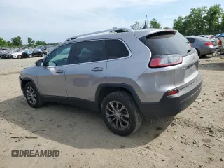 2020 Jeep Cherokee Latitude Plus with VIN 1C4PJLLB9LD625987, listed as a Copart auction lot 55484324 with 67,452 mi miles and Salvage Title. Bid and sale history available at carsss.com. Image 2.