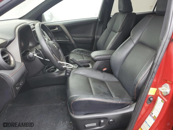 2017 Toyota RAV4 SE with VIN 2T3JFREV3HW588074, listed as a Copart auction lot 45357155 with 107,877 mi miles and Salvage Title. Bid and sale history available at carsss.com. Image 7.
