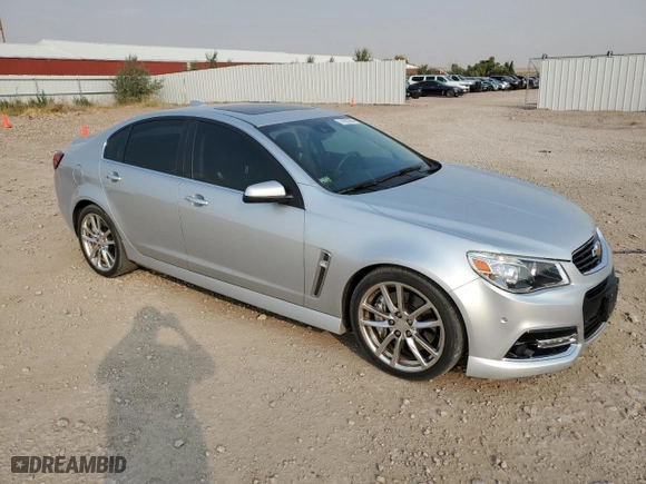 2015 Chevrolet SS with VIN 6G3F15RW3FL117755, listed as a Copart auction lot 74702264 with 65,096 mi miles and Salvage Title. Bid and sale history available at carsss.com. Image 4.